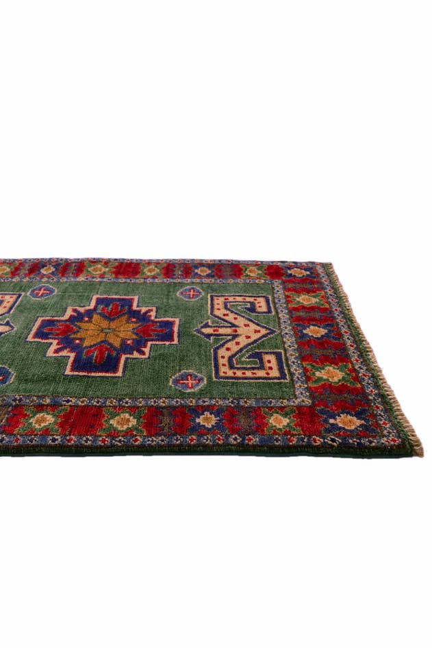 Detail image of 2' x 2' 11 Hand Knotted Kazak Rug