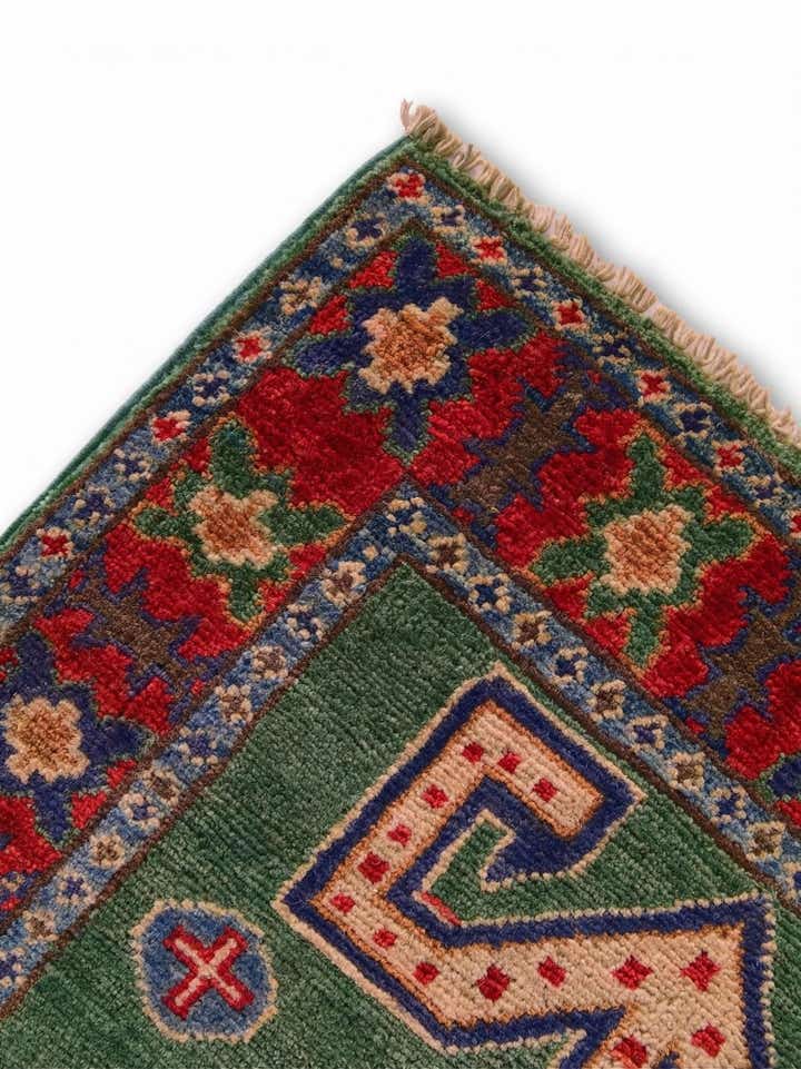 2' x 2' 11 Hand Knotted Kazak Rug