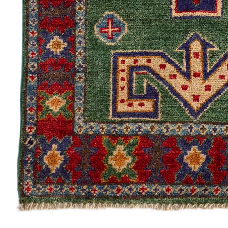 Detail image of 2' x 2' 11 Hand Knotted Kazak Rug