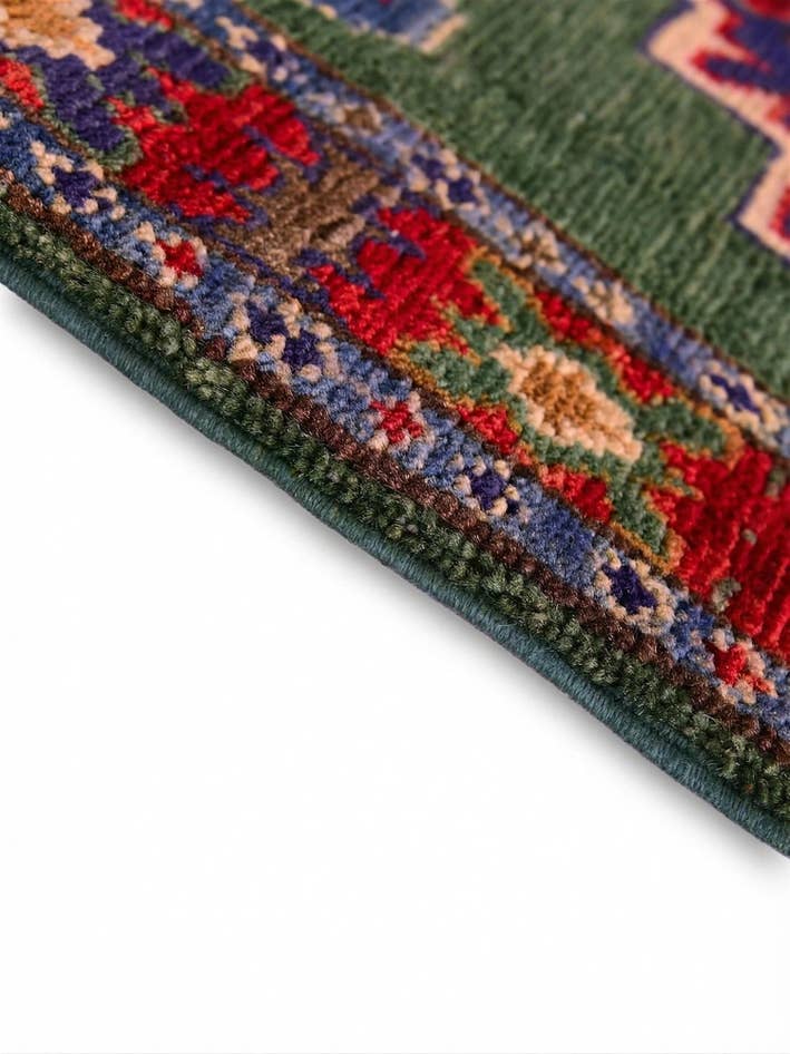 Detail image of 2' x 2' 11 Hand Knotted Kazak Rug