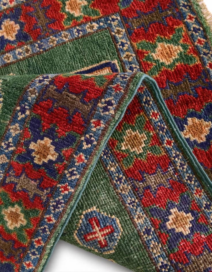 Detail image of 2' x 2' 11 Hand Knotted Kazak Rug