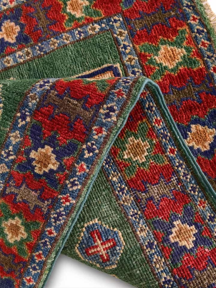 2' x 2' 11 Hand Knotted Kazak Rug