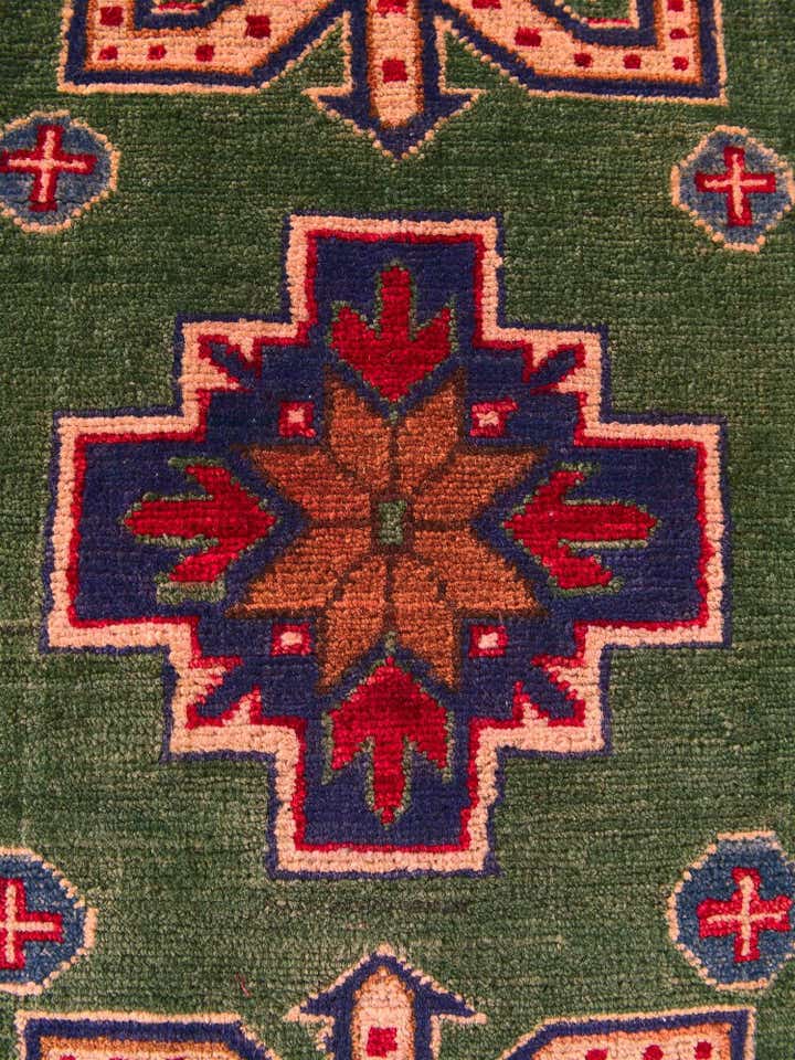 2' x 2' 11 Hand Knotted Kazak Rug