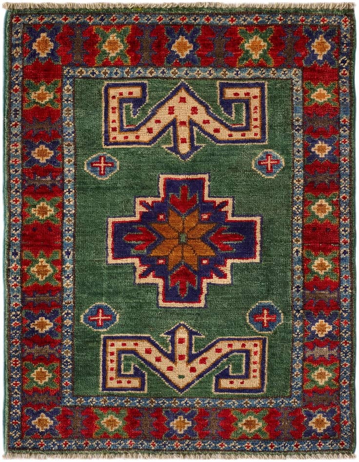 Detail image of 2' x 2' 11 Hand Knotted Kazak Rug