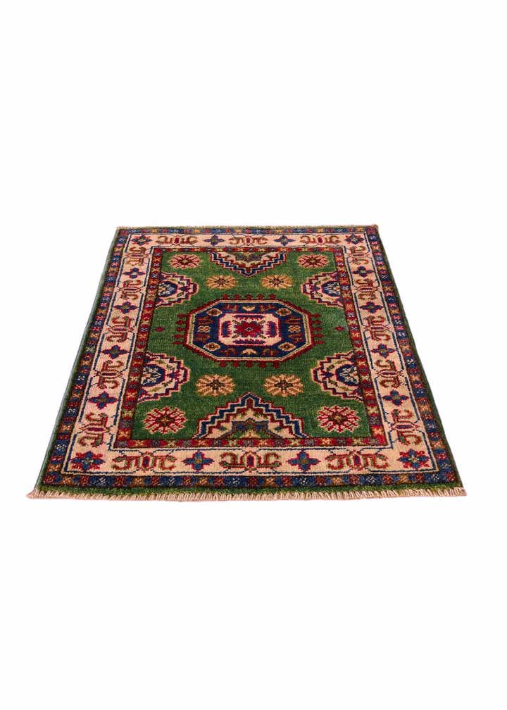 2' x 2' 10 Hand Knotted Kazak Rug