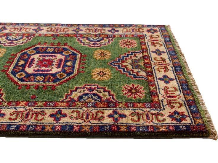 Detail image of 2' x 2' 10 Hand Knotted Kazak Rug