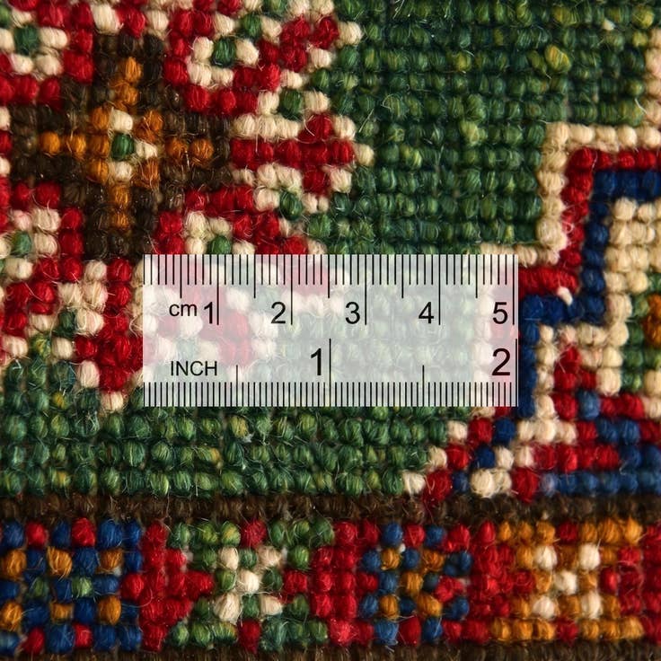 Detail image of 2' x 2' 10 Hand Knotted Kazak Rug