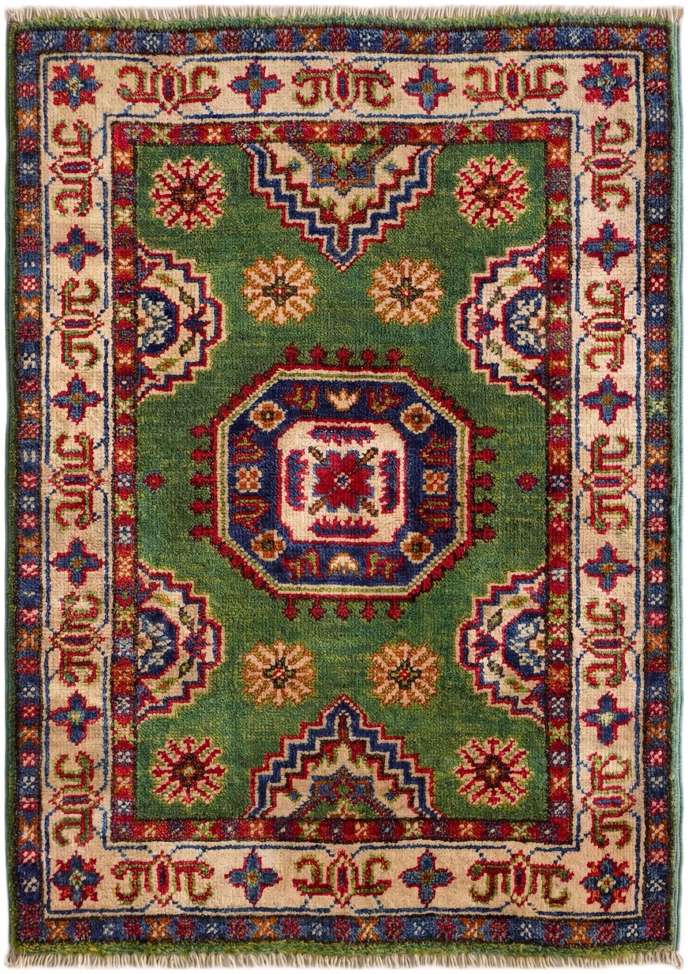 2' x 2' 10 Hand Knotted Kazak Rug