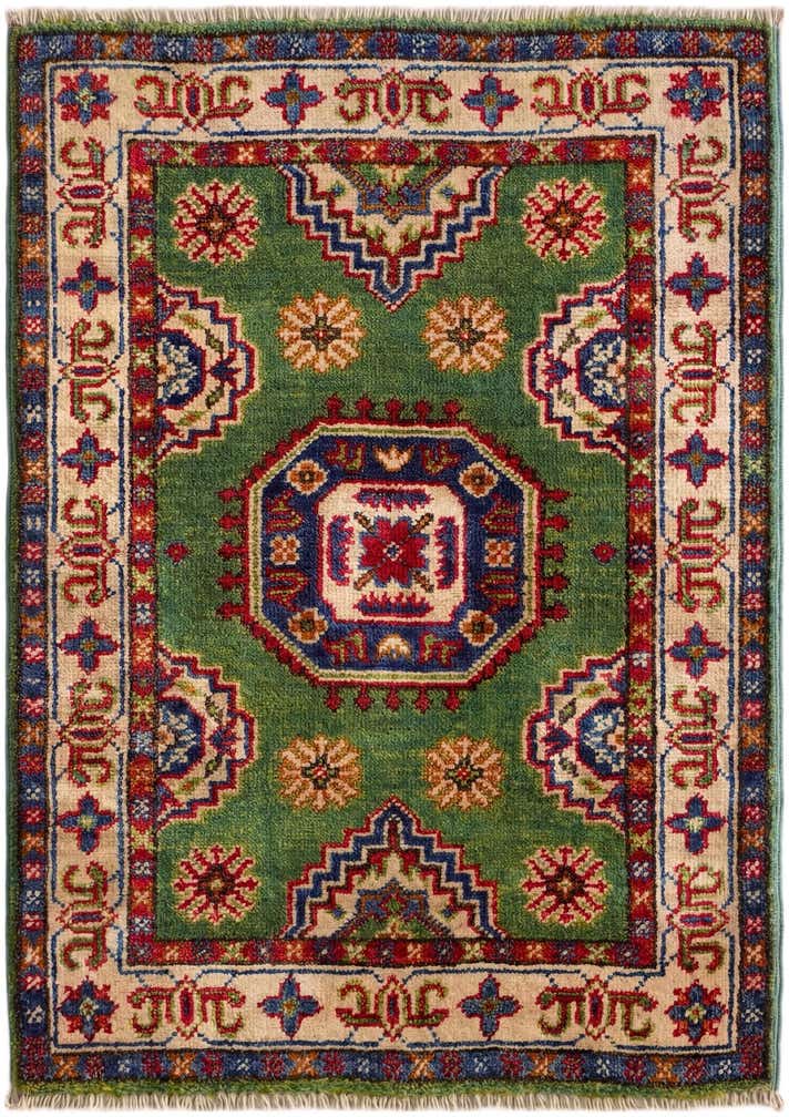 2' x 2' 10 Hand Knotted Kazak Rug