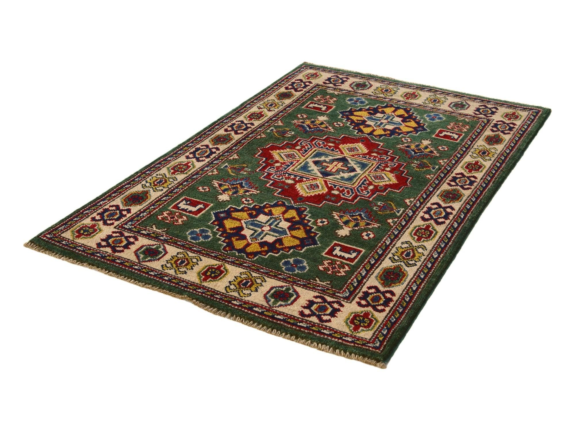 2' 7 x 4' 2 Hand Knotted Kazak Rug