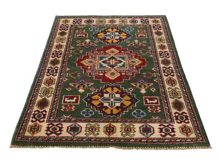 2' 7 x 4' 2 Hand Knotted Kazak Rug