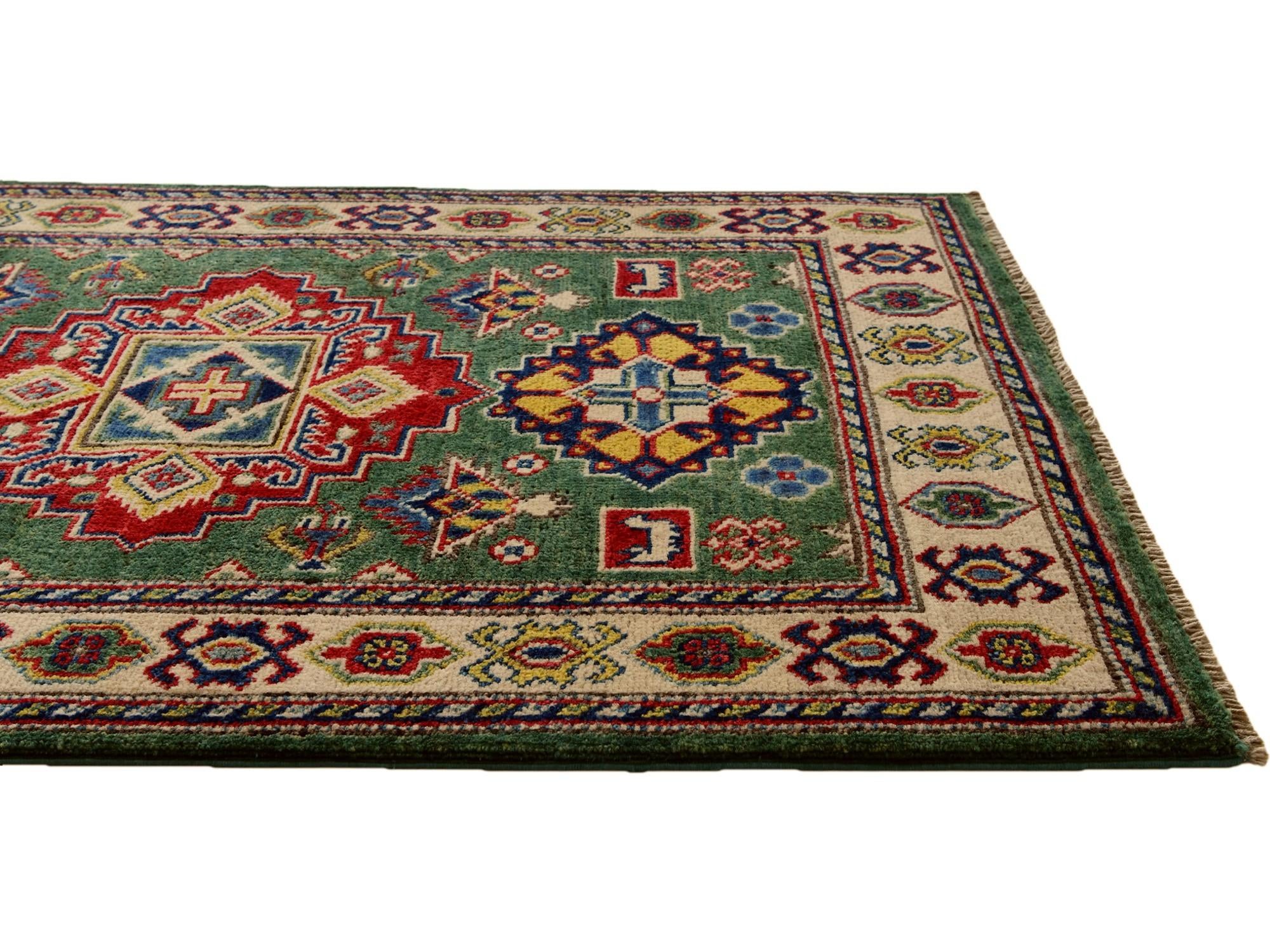 2' 7 x 4' 2 Hand Knotted Kazak Rug