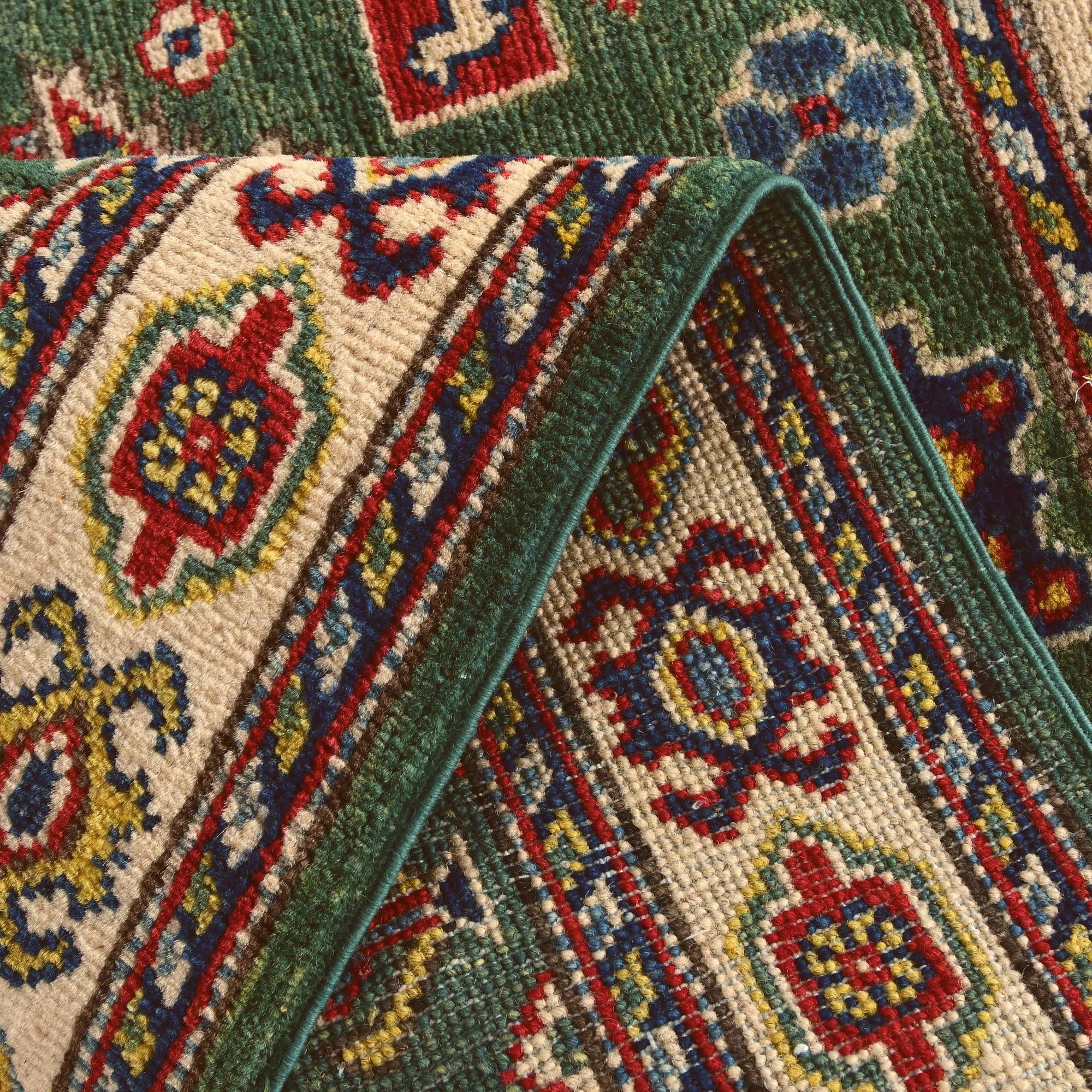2' 7 x 4' 2 Hand Knotted Kazak Rug
