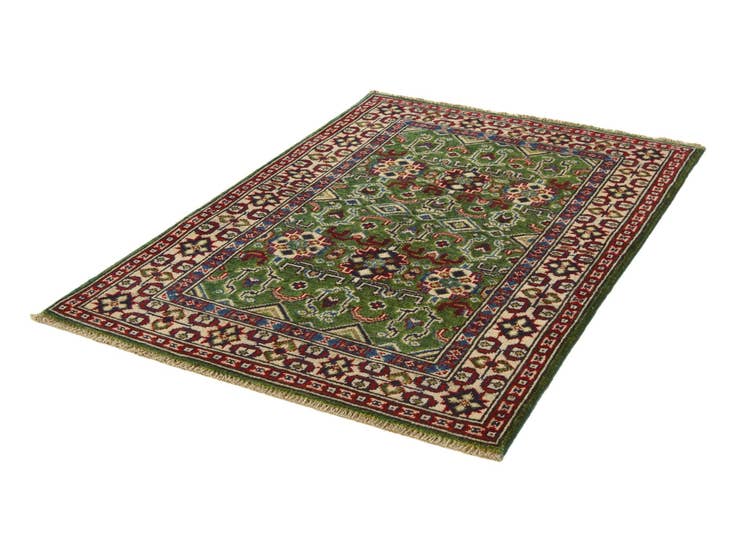 Detail image of 2' 9 x 4' 2 Hand Knotted Kazak Rug