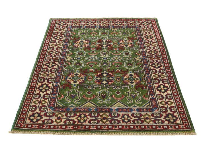 2' 9 x 4' 2 Hand Knotted Kazak Rug