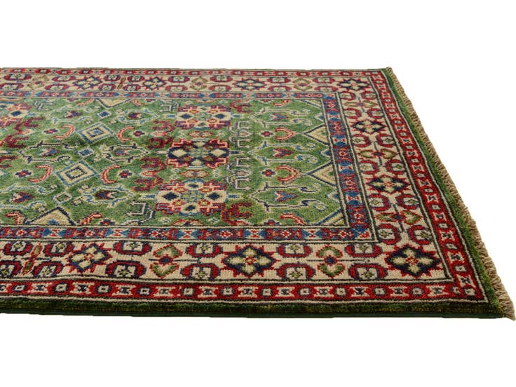 Detail image of 2' 9 x 4' 2 Hand Knotted Kazak Rug