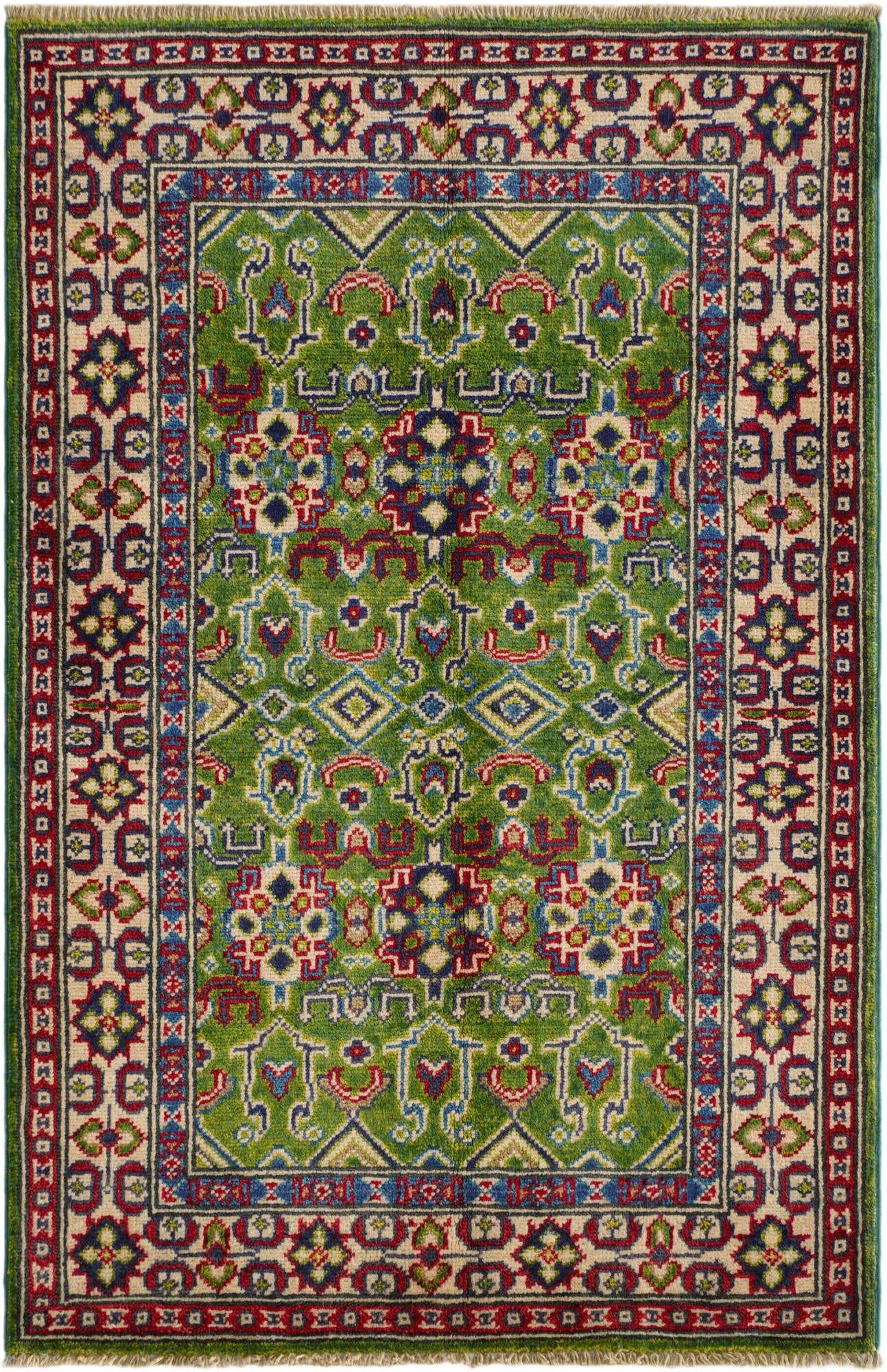 2' 9 x 4' 2 Hand Knotted Kazak Rug