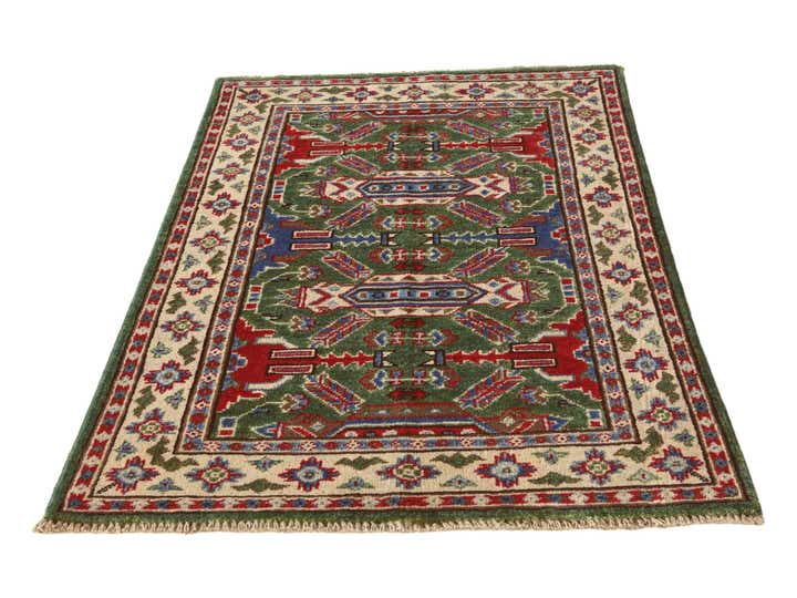 2' 7 x 4' 2 Hand Knotted Kazak Rug