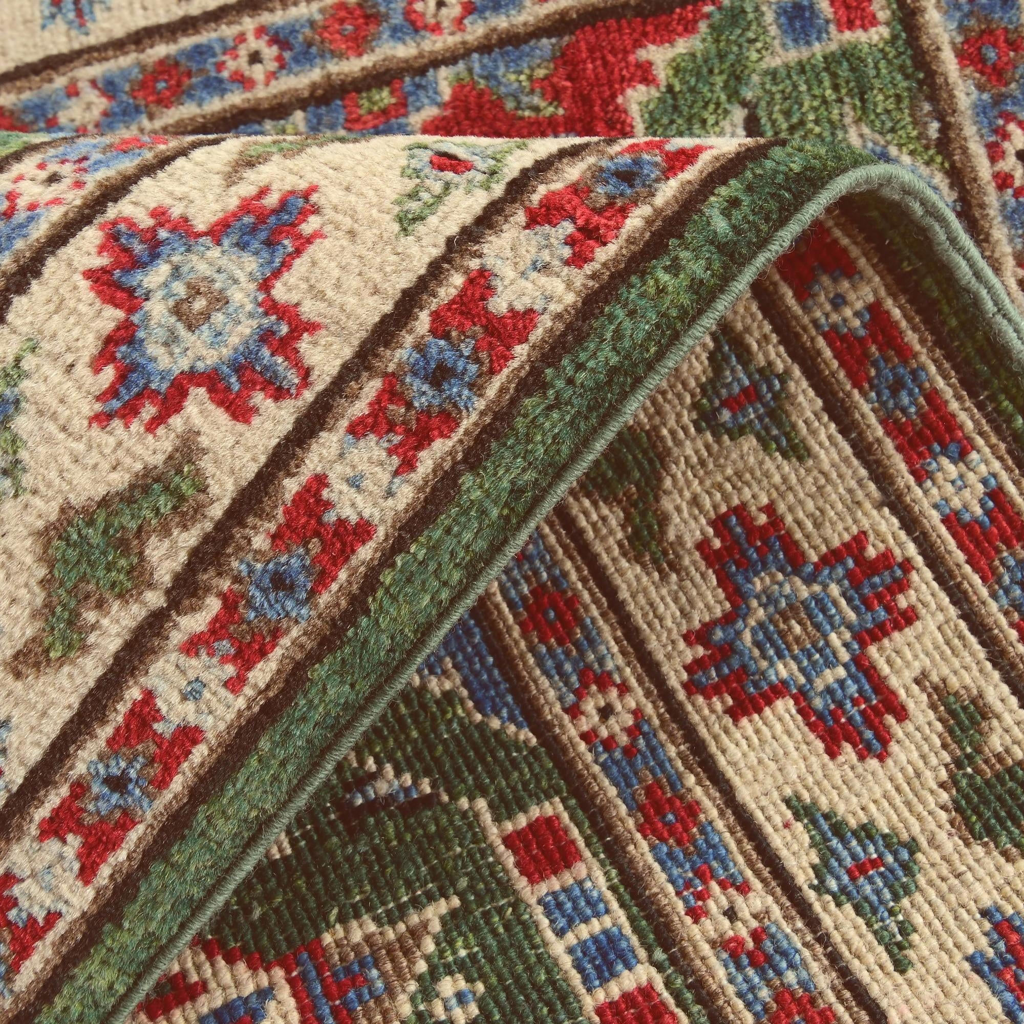 2' 7 x 4' 2 Hand Knotted Kazak Rug