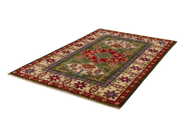 2' 6 x 4' Hand Knotted Kazak Rug