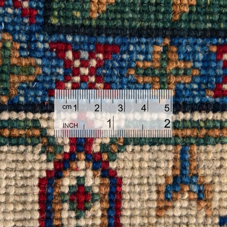 Detail image of 2' 6 x 4' Hand Knotted Kazak Rug