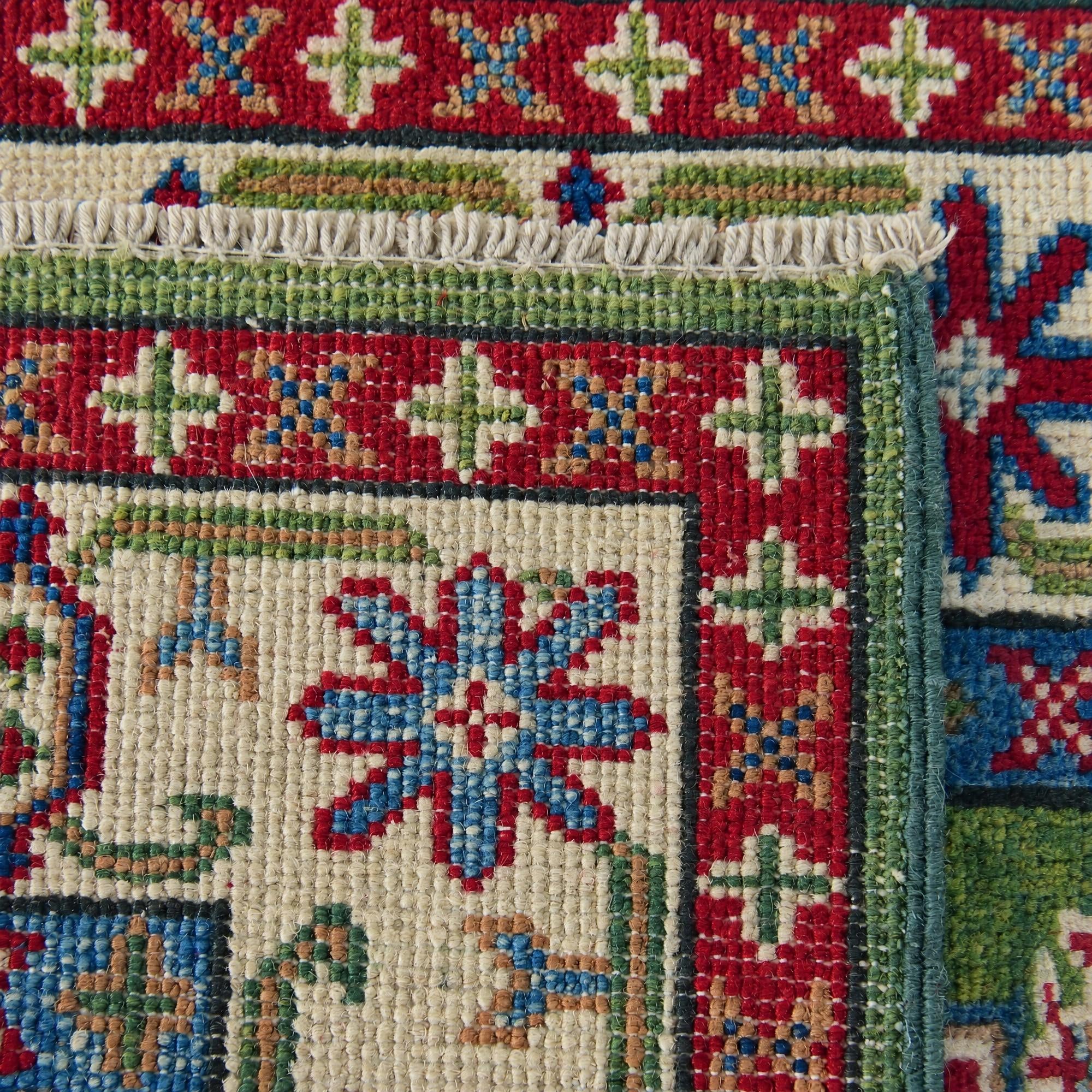 75cm x 120cm Hand Knotted Kazak Rug