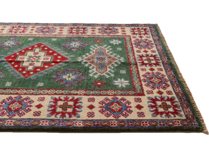 Detail image of 2' 9 x 4' 3 Hand Knotted Kazak Rug