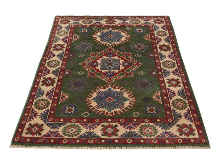 2' 8 x 4' Hand Knotted Kazak Rug