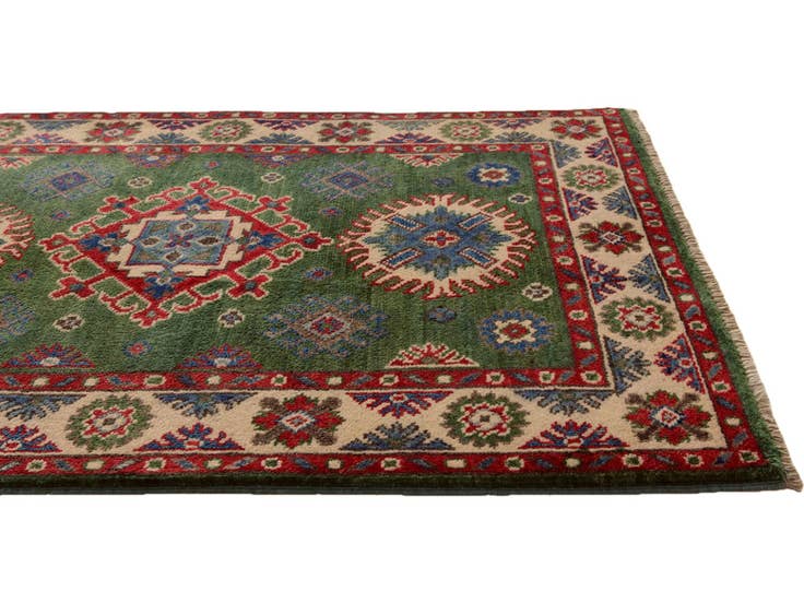 Detail image of 2' 8 x 4' Hand Knotted Kazak Rug