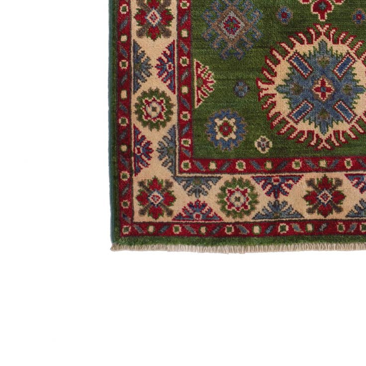 Detail image of 2' 8 x 4' Hand Knotted Kazak Rug