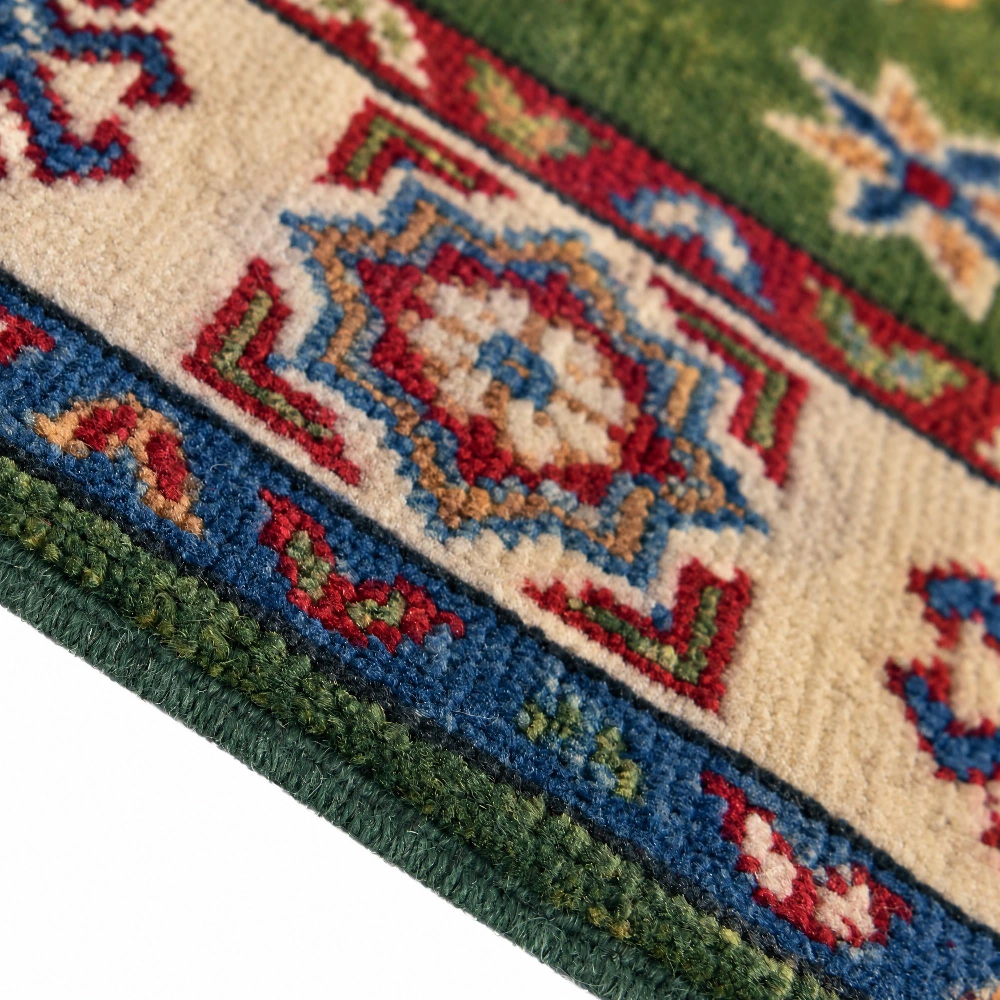 80cm x 125cm Hand Knotted Kazak Rug