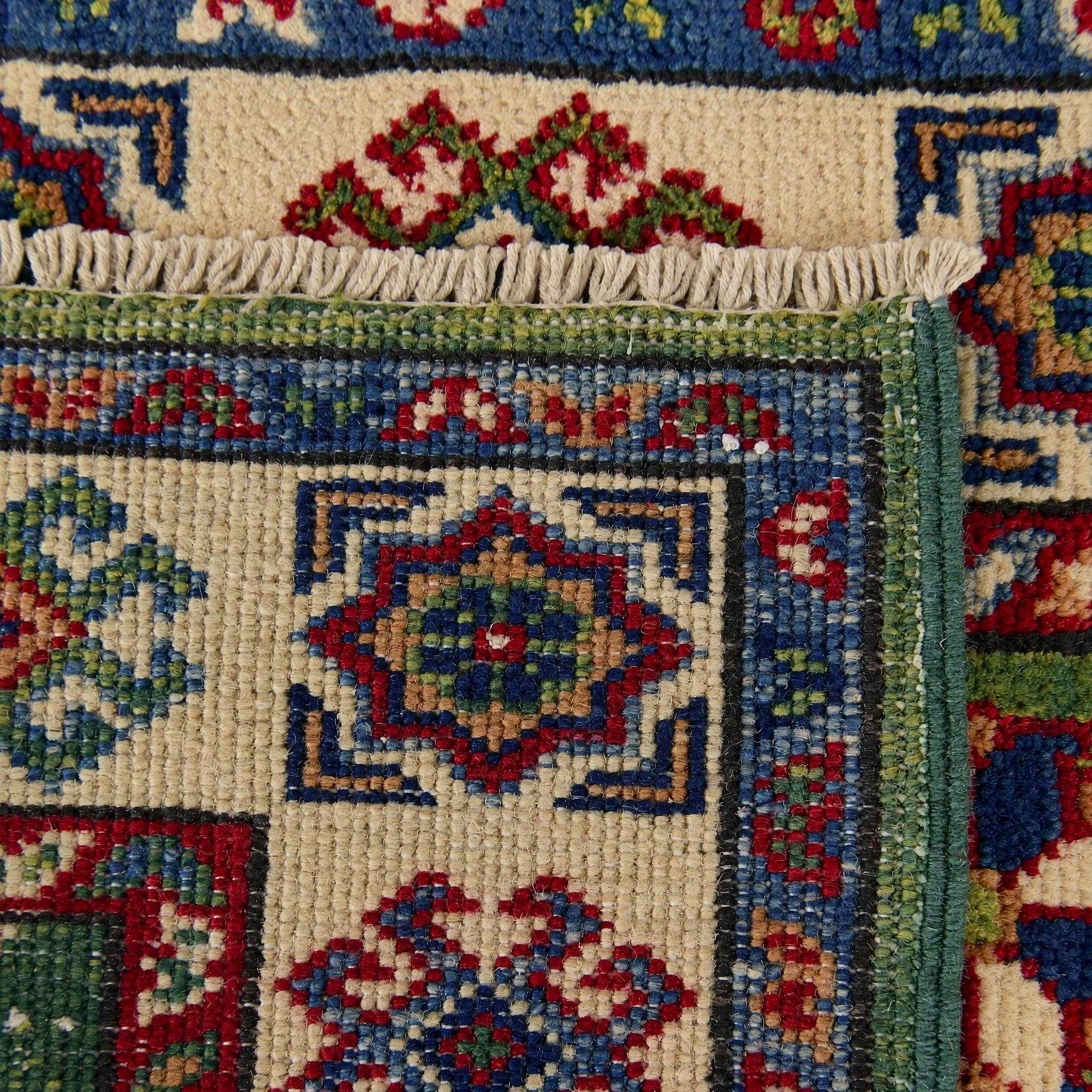 80cm x 125cm Hand Knotted Kazak Rug