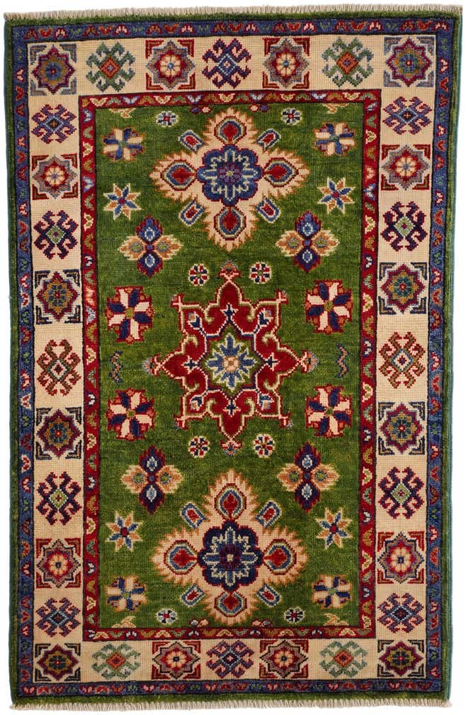 2' 7 x 4' 2 Hand Knotted Kazak Rug