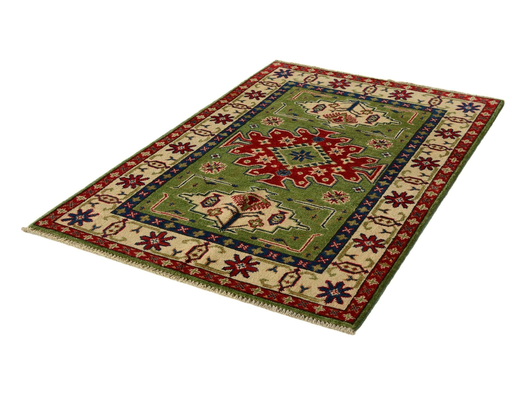 2' 9 x 4' 2 Hand Knotted Kazak Rug
