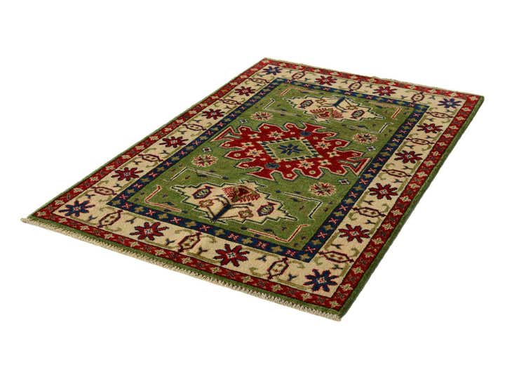 2' 9 x 4' 2 Hand Knotted Kazak Rug