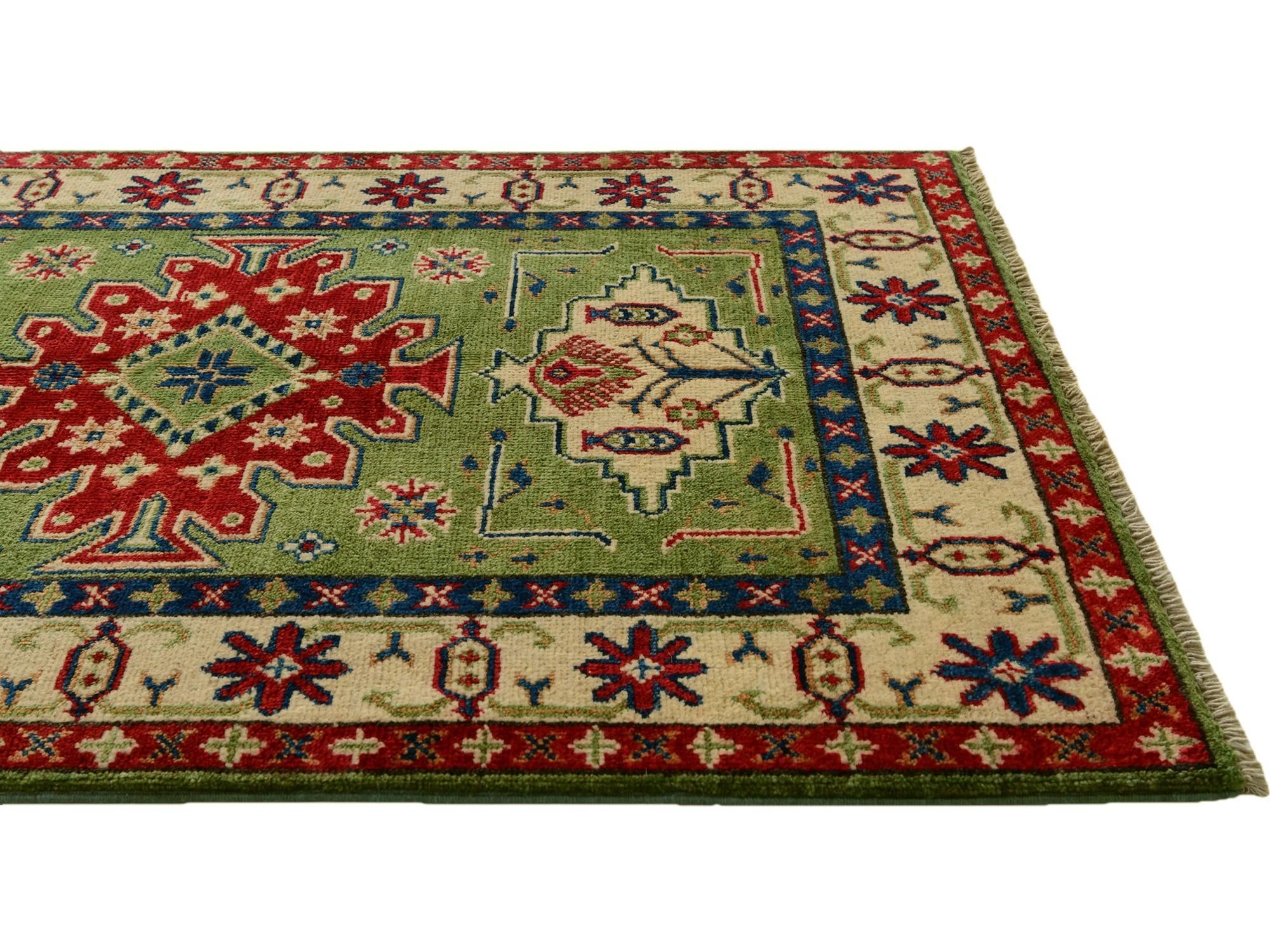 2' 9 x 4' 2 Hand Knotted Kazak Rug