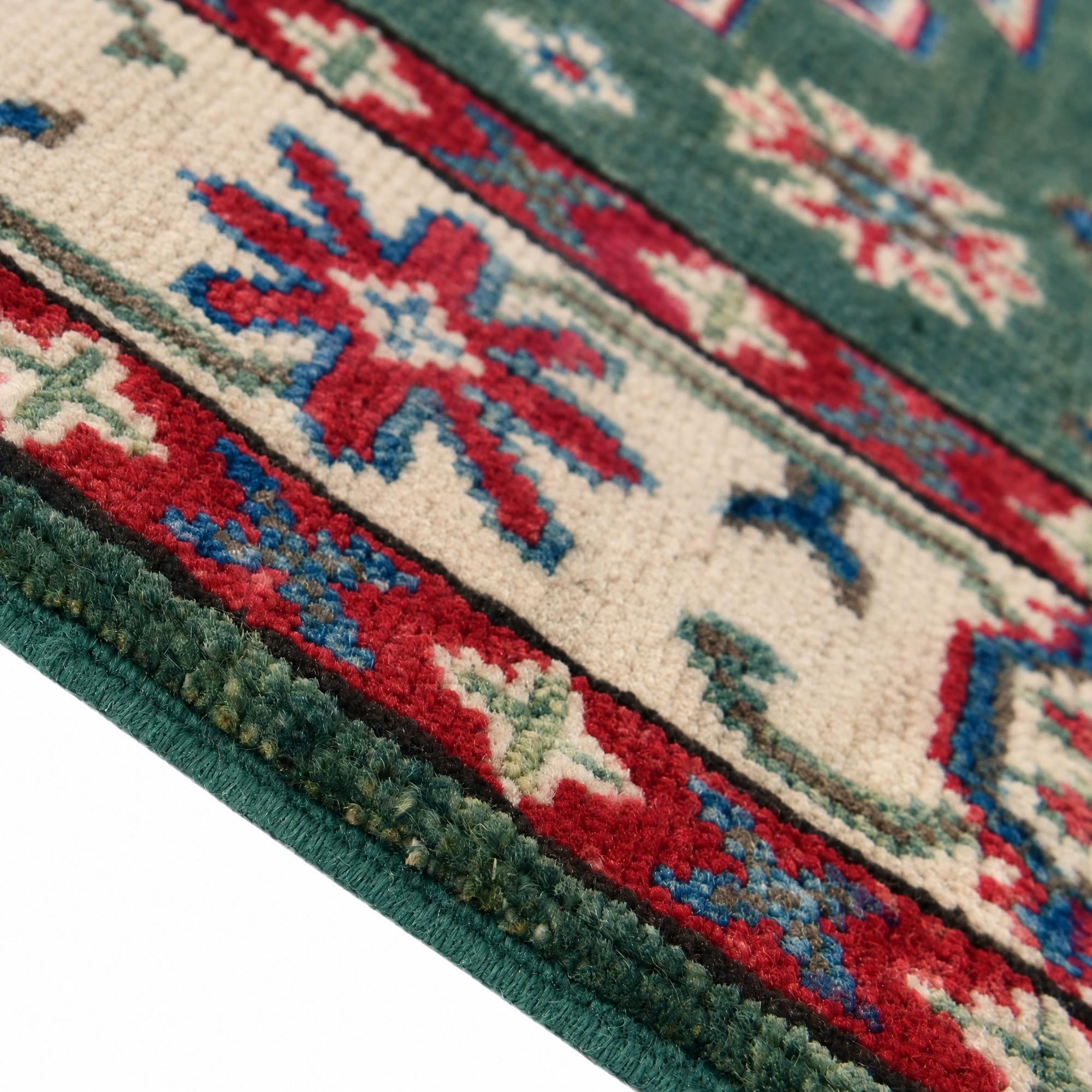 80cm x 125cm Hand Knotted Kazak Rug