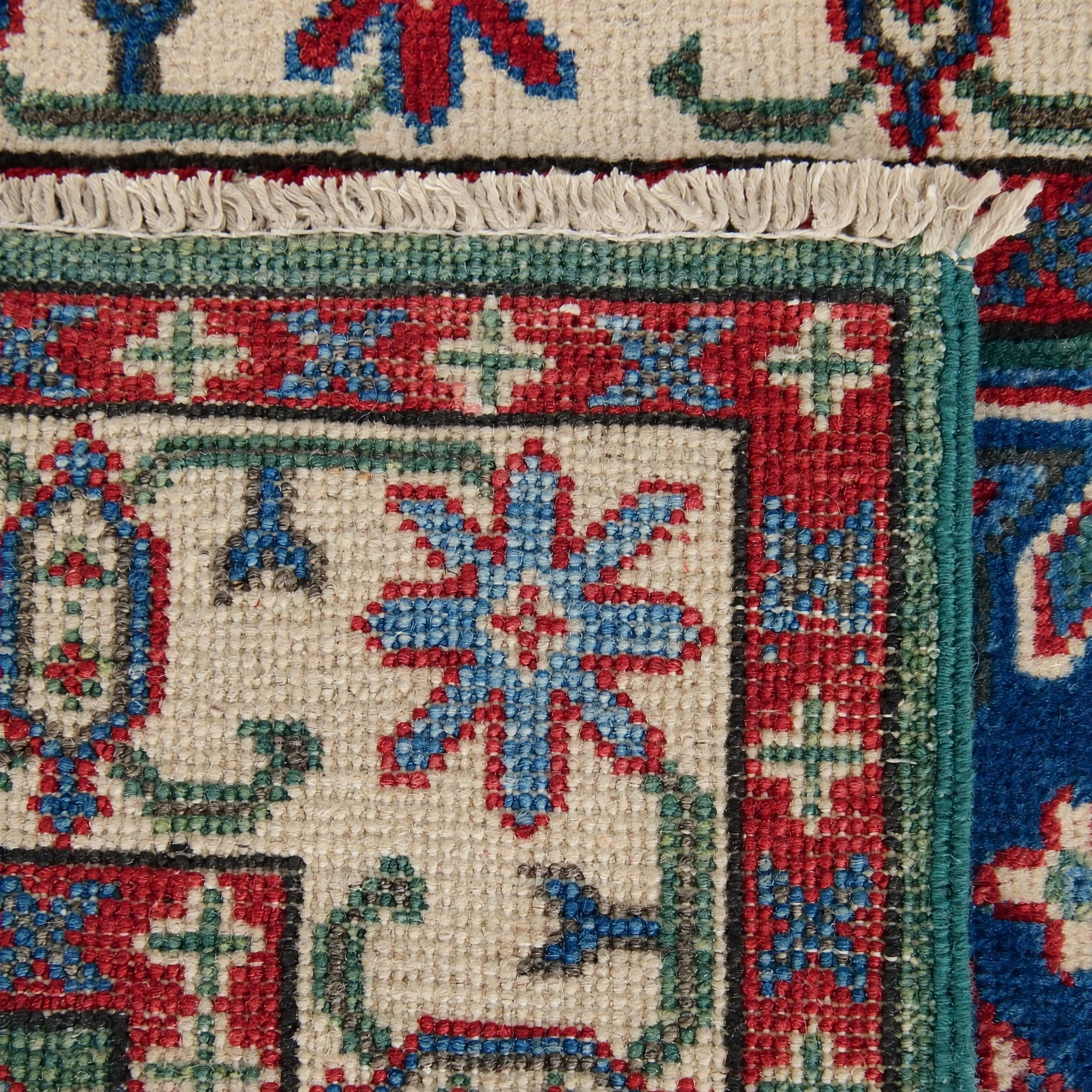 80cm x 125cm Hand Knotted Kazak Rug