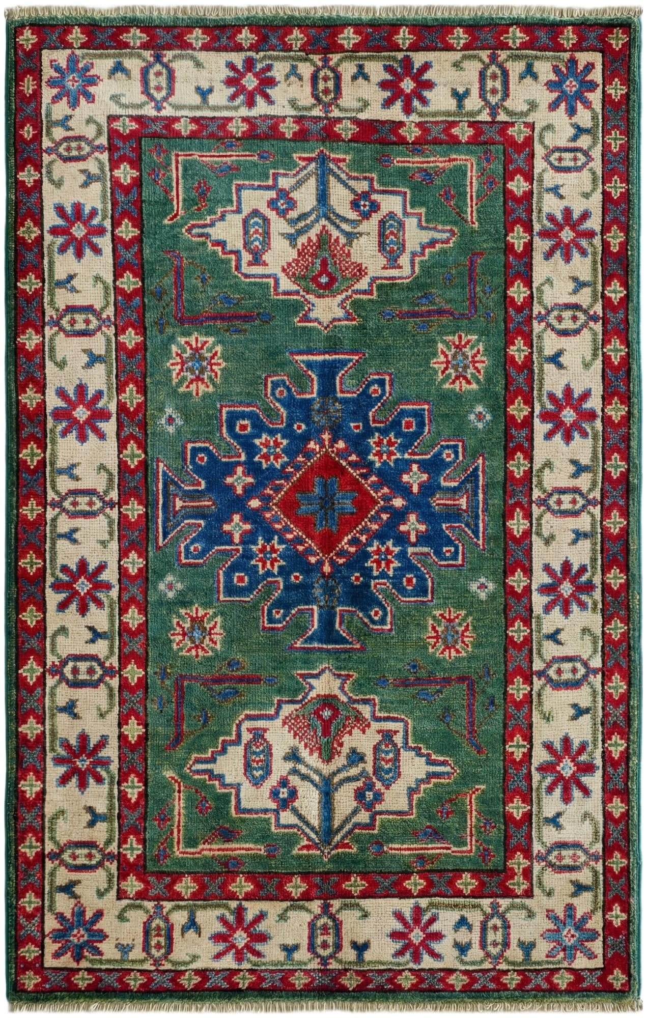 2' 8 x 4' 2 Hand Knotted Kazak Rug
