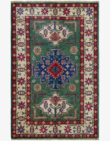 2' 8 x 4' 2 Hand Knotted Kazak Rug