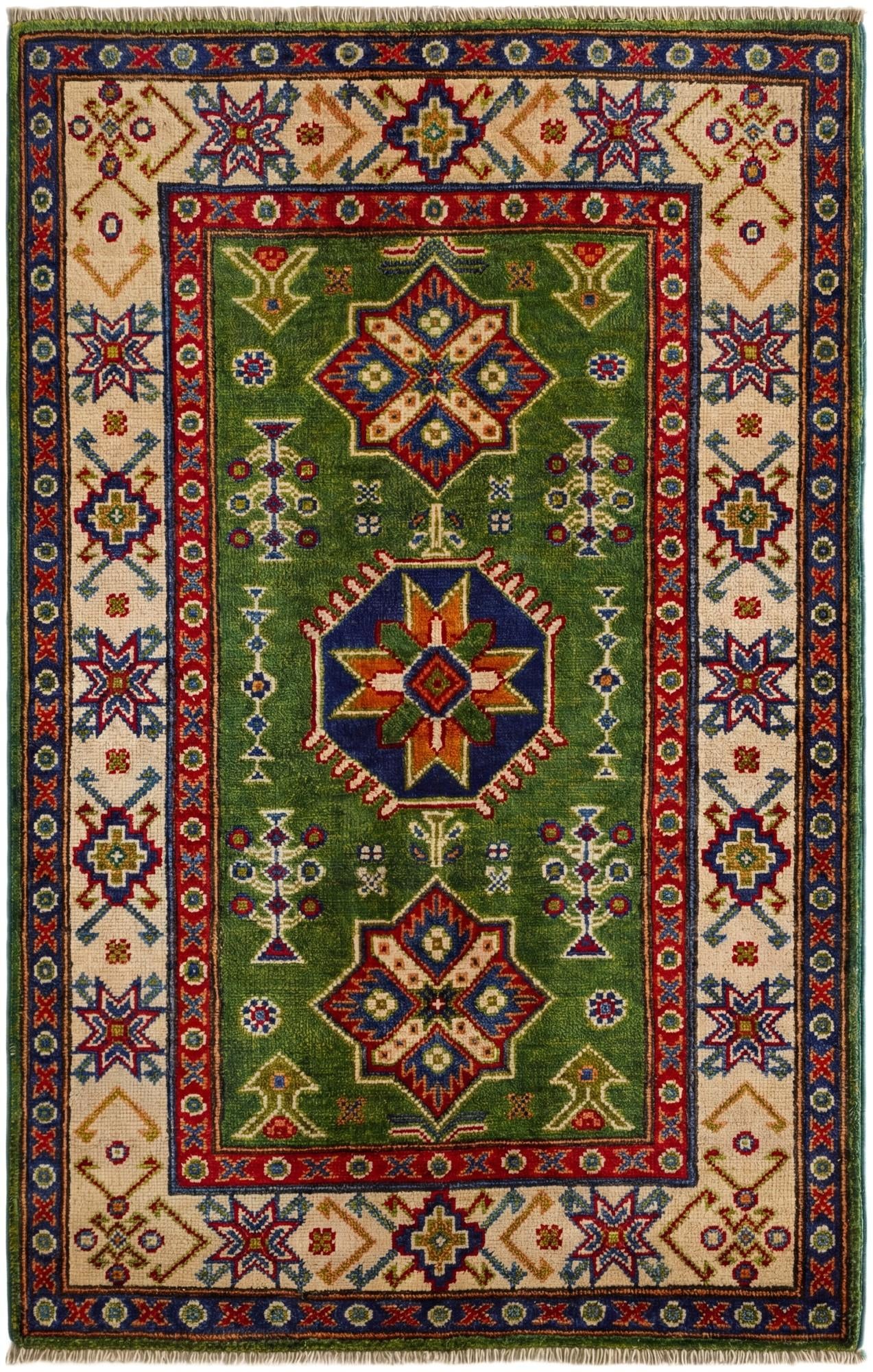 2' 8 x 4' 2 Hand Knotted Kazak Rug
