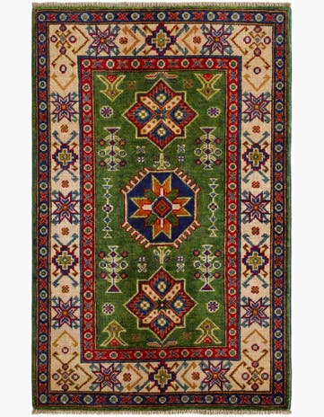 2' 8 x 4' 2 Hand Knotted Kazak Rug