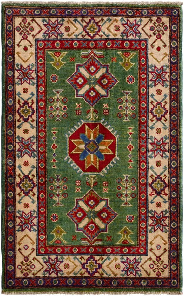 2' 8 x 4' 3 Hand Knotted Kazak Rug