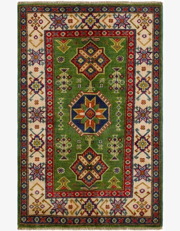 2' 8 x 4' 2 Hand Knotted Kazak Rug
