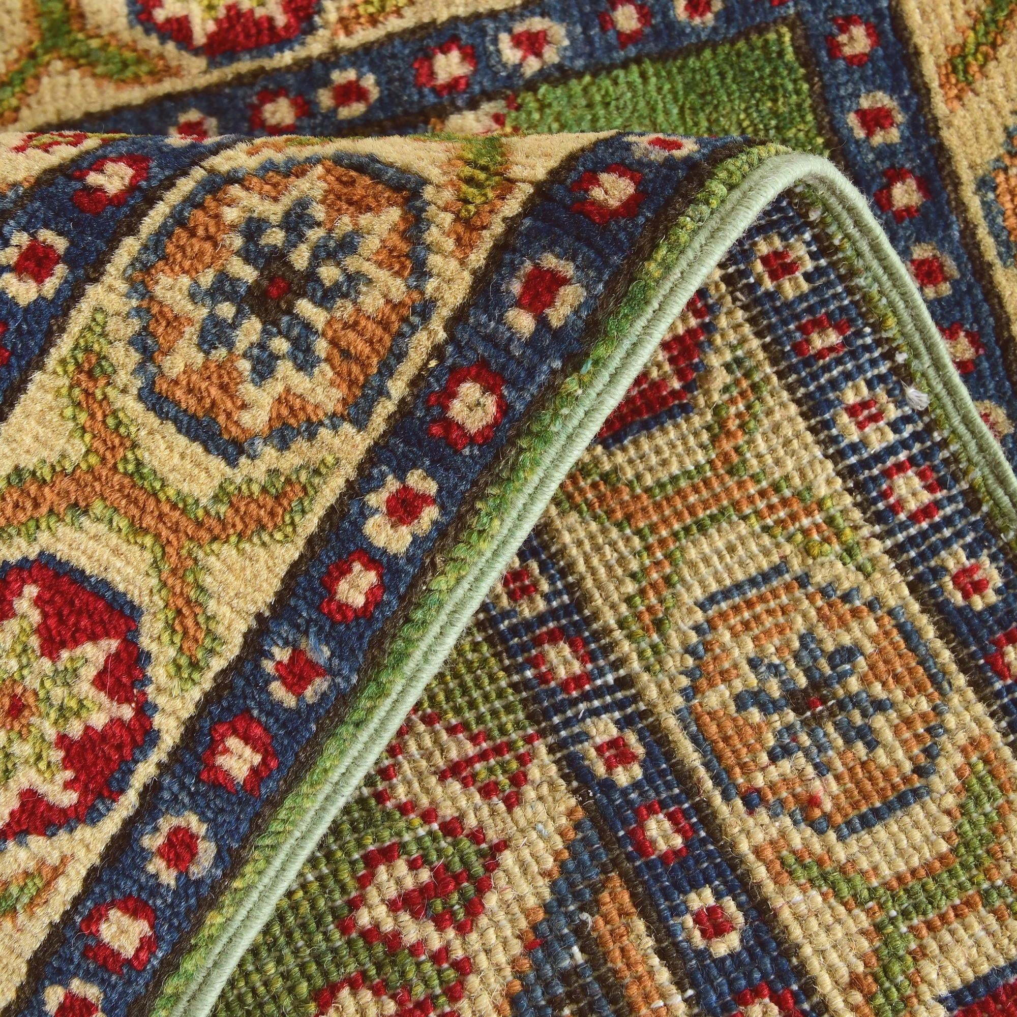 1' 11 x 2' 11 Hand Knotted Kazak Rug