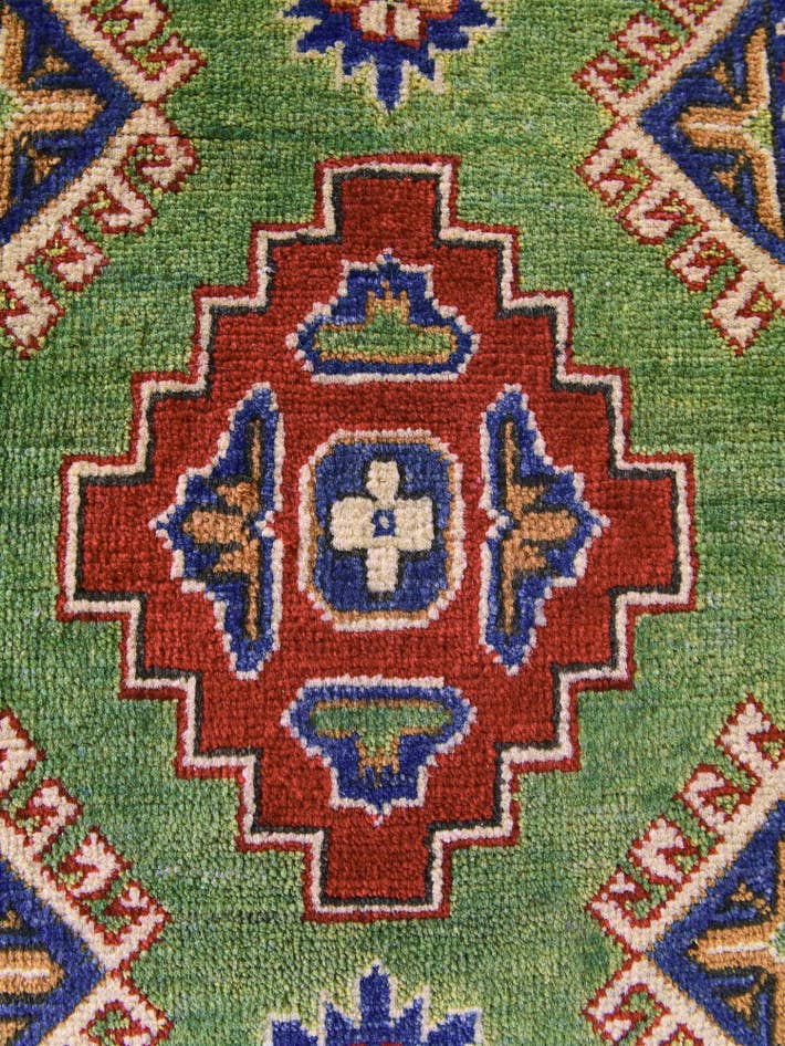 Detail image of 1' 11 x 2' 11 Hand Knotted Kazak Rug