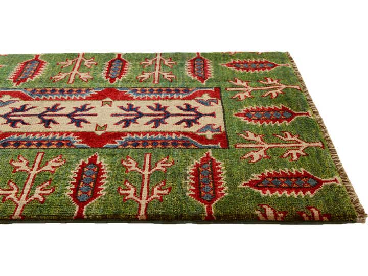 2' 1 x 3' Hand Knotted Kazak Rug