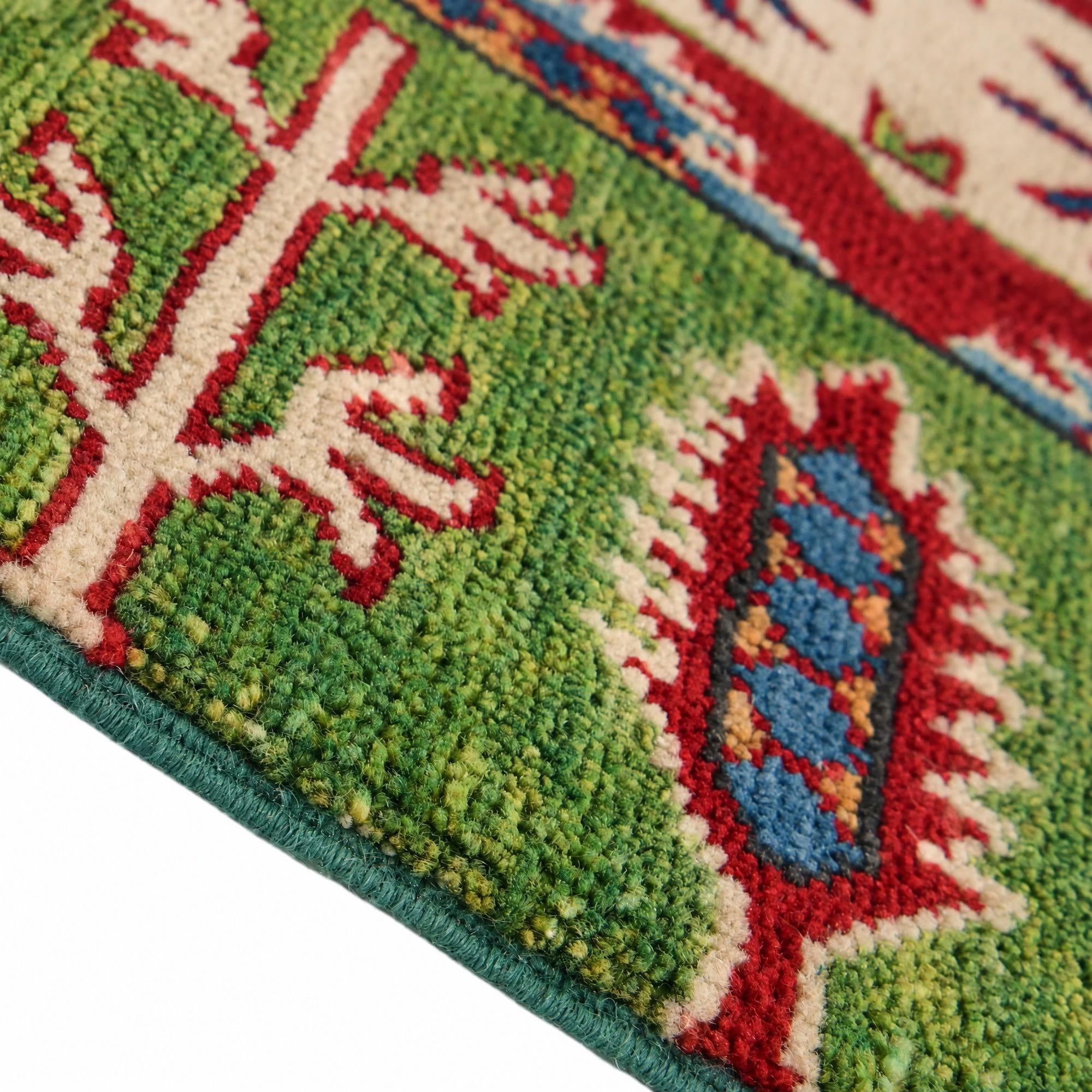 65cm x 90cm Hand Knotted Kazak Rug