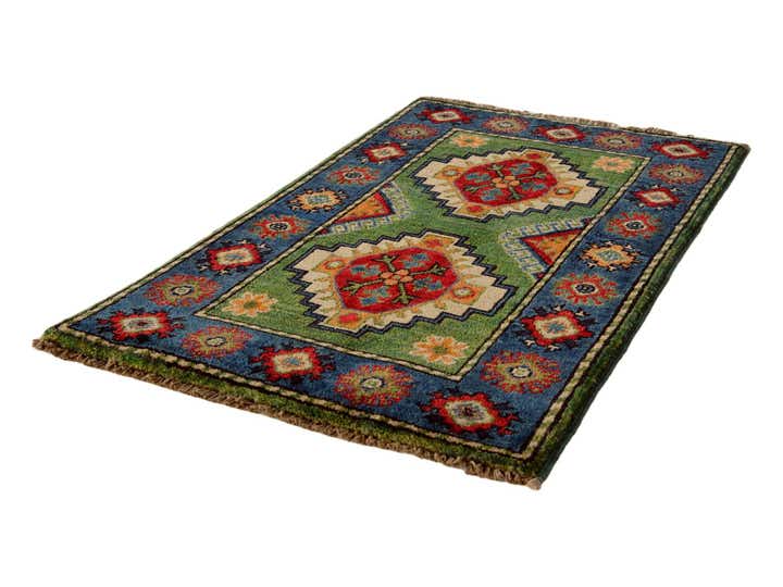 2' x 3' 3 Hand Knotted Kazak Rug
