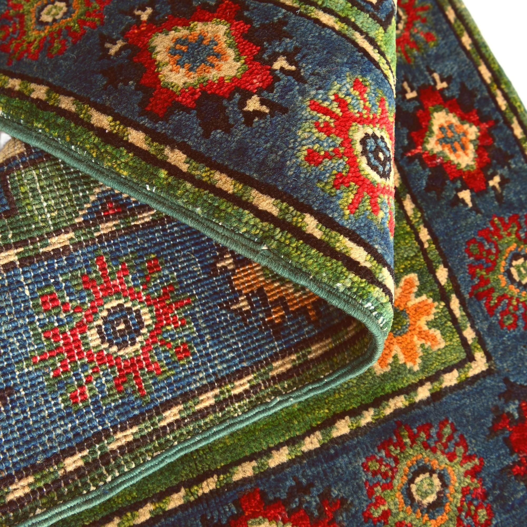 2' x 3' 3 Hand Knotted Kazak Rug
